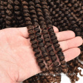Extension de cheveux de crochet de torsion de ressort nubien synthétique de 8 pouces